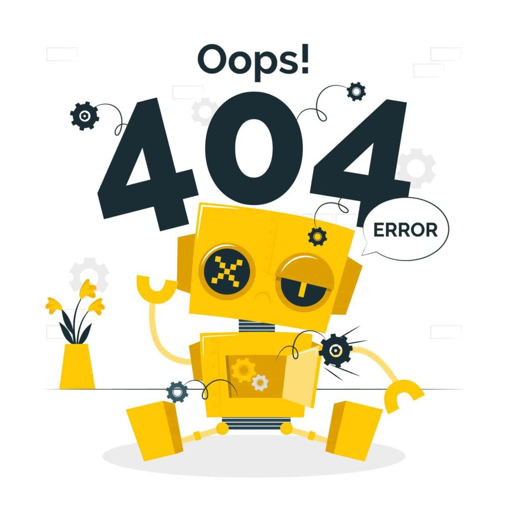 چگونه ارور 404 نمایش داده میشود؟