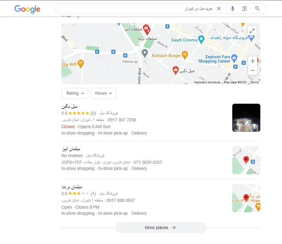 نرخ کلیک براساس کسب و کار 2023