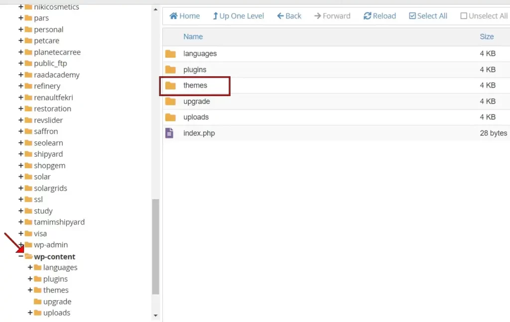 خطای 500 Internal Server به دلیل نصب قالب