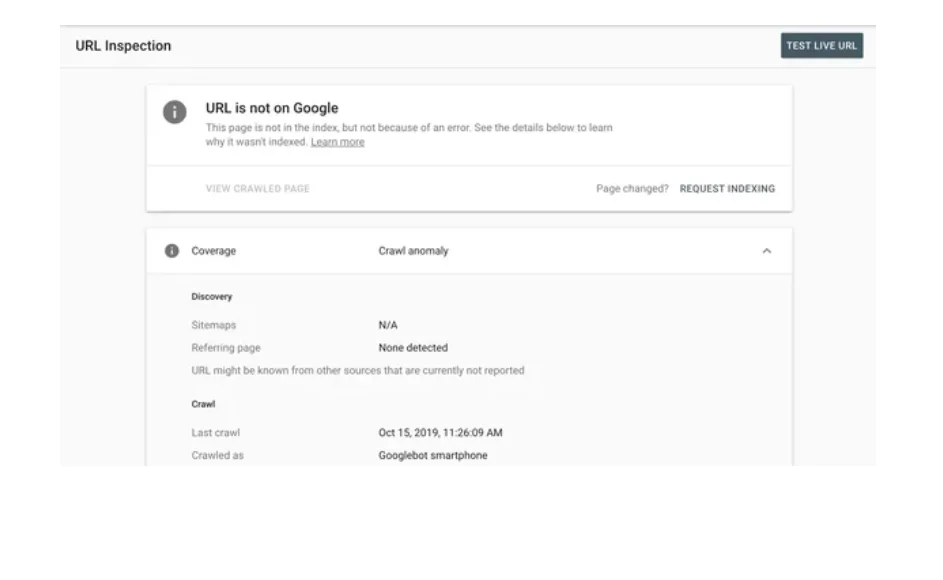 بررسی علل خطای "Submitted URL Has Crawl Issue" 