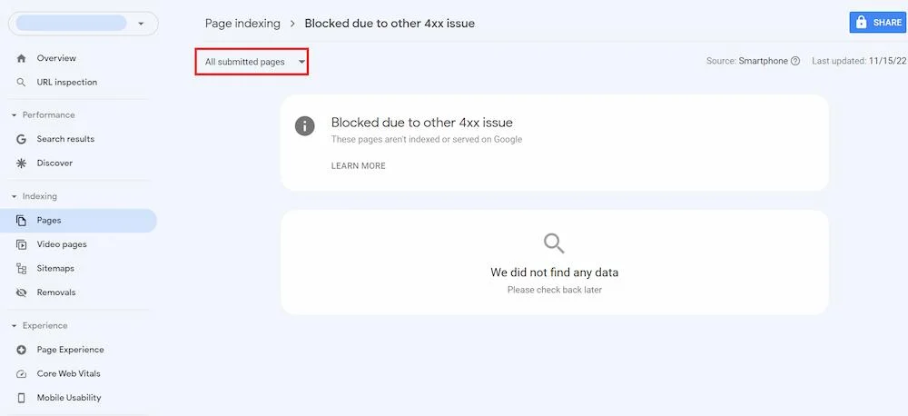 صفحات submitted