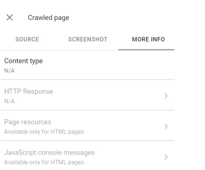 crawel page در گوگل سرچ کنسول