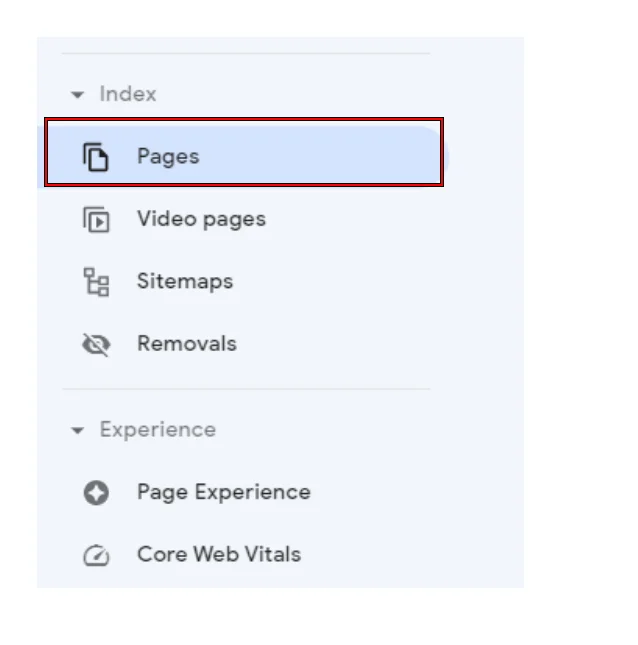 گزارش Page indexing گوگل سرچ کنسول 