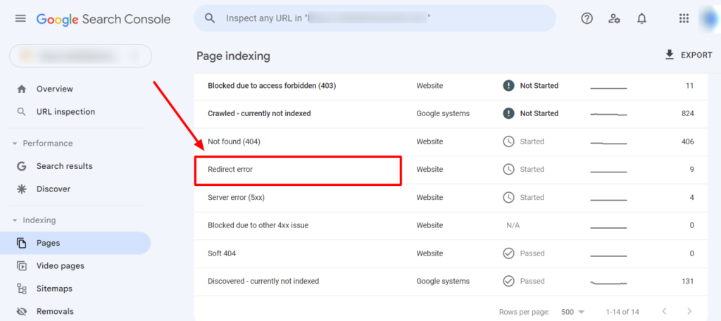 رفع خطای redirect error